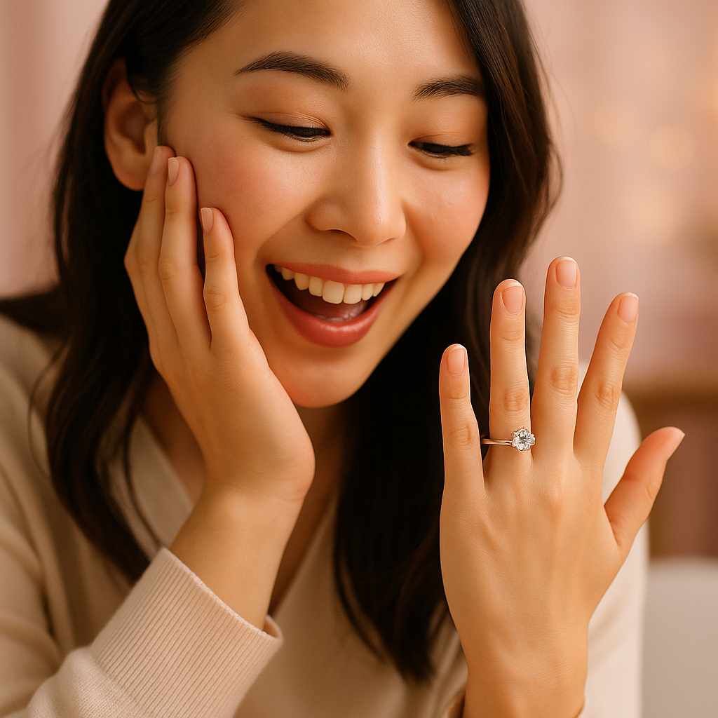 完成した指輪